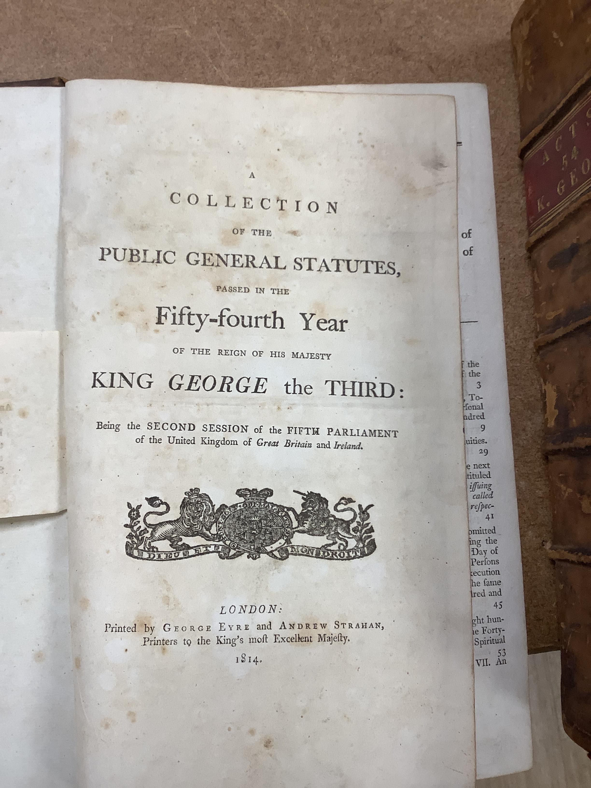 1822 George III Acts and Statutes Dictionary of Decisions etc. (9)